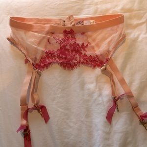 Agent Provocateur Pink Garter Belt